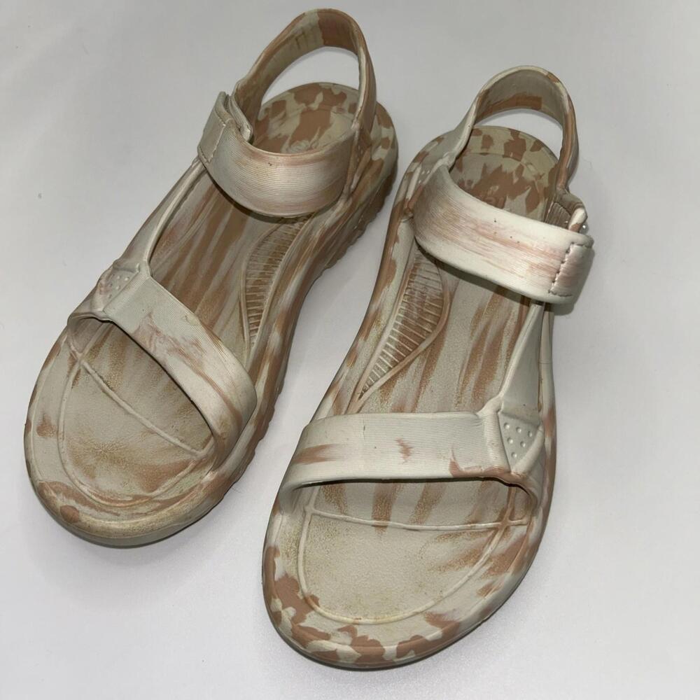 🔥🔥SOLD🔥🔥 Teva Womens Hurricane Drift Huemix Water Sandals Sz 10 Maple Sugar Swir